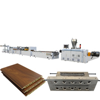 Chine Ligne de production d'extrusion de panneau de mur de PVC de 200mm/usine en plastique de machines de fabrication de panneau de mur