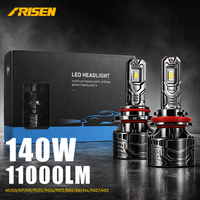 Ampoule de phare LED 6000K 15000LM Super Lumineuse H1 H3 H4 H7 H11 9005 9006 Kit de remplacement de phare de voiture halogène