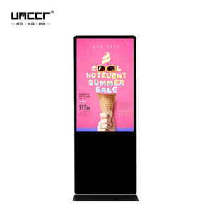 Équipement publicitaire tactile Windows I5 sur pied de 55 pouces, 8+128G, robuste, fonctionnement 24/7, pour utilisation en <span class=keywords><strong>centre</strong></span> d'exposition international - Product Image 1