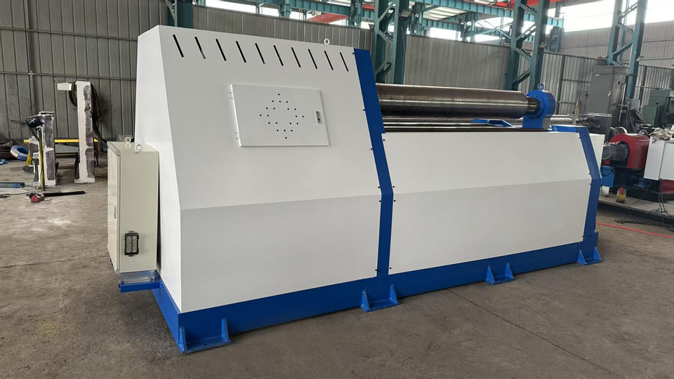 RAYMAX Hydraulic Four Roller Plate CNC Rolling Machine for Metal Steel ...