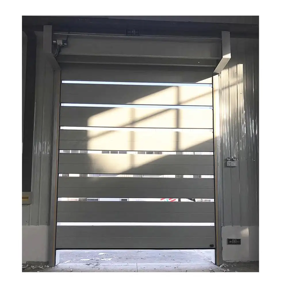 Factory Direct Sale Vertical Lifting Industrial Door with Remote Control Switches