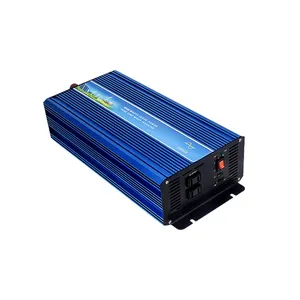 อินเวอร์เตอร์12V 24V DC ไปยัง AC 110V 220V เพียวไซน์เวฟอินเวอร์เตอร์ไฟฟ้า1500W