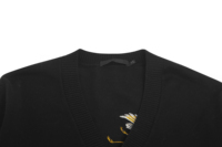 Maßgefertigter OEM ODM Winter-Pullover mit Jacquard-Stickerei, Gestrickter Herren-Pullover, Klassisch Eleganter Hochwertiger 100% Baumwoll-Leoparden-Pullover