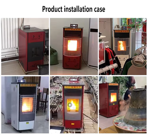 Estufa de Pellets de Madera de 10kW con Alimentación Automática, Estufa de Chimenea para el Hogar o la Oficina, en Oferta - Product Image 5