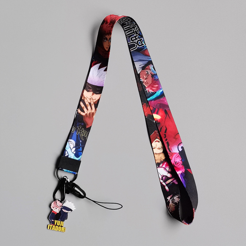 Cartoon Anime Design Lanyards Phone Card Camera Anti-Lost Lanyard Accessories Lanyards Promotional Gifts for Kids Image 4