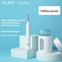 Direct-Ship Battery-Powered Visible Ear Pick Set Magnifier Ear-Cleaning Tool Kit X3+Plus Model ABSPC Pearlescent Paint China