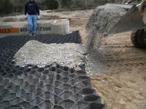 HDPE honeycombed nhựa geocells cho ngoài trời đường sỏi lưới 3D mô hình thiết kế Giải pháp nhà sản xuất giá - Product Image 3