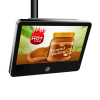 Monitor de Seguridad Público de 13.3 Pulgadas con Cámara HD Integrada, Grabación de Texto, Control Remoto por Web, Compatible con POE