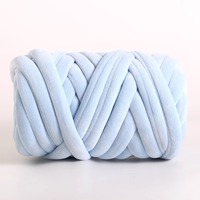 Fil texturé velours 500G 100% polyester anti-boulochage doux et moelleux pour tricot ajouré, crochet, couverture DIY, clôture, 35 couleurs