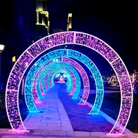 Décorations lumineuses LED en forme de cerf-volant, étanches IP65, DC24V, blanc chaud, pour éclairage extérieur de arbres, zones scéniques, parcs et rues