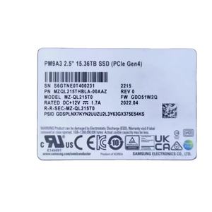 MZQL215THBLA-00AAZ MZQL215THBLA-00A07 PM9A3 Serie 15,36 TB MLC PCI Express NVMe 4,0x4 (TCG OPAL) U.2 2,5-Zoll-Solid-State-Laufwerk - Product Image 1