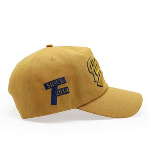Casquettes de papa à 5 panneaux brodées sur mesure, de haute qualité, à profil bas, en gros - Product Image 5