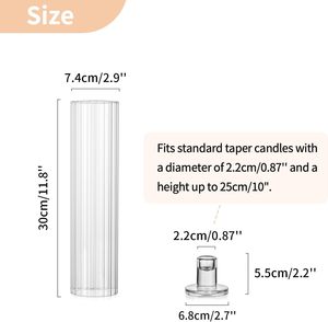 Nến thủy tinh chủ sở hữu đám cưới trang trí bảng trung tâm bão thủy tinh nến chủ nến đứng bên trang trí nội thất - Product Image 4