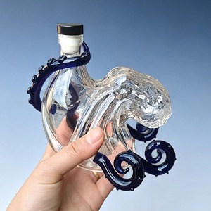 Carafe en verre borosilicate en forme de pieuvre pour <span class=keywords><strong>whisky</strong></span>, idéale pour bar à domicile - Product Image 1