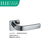 Serrure de porte moderne de luxe léger ELLECASA Aosta Ultra3.0 Série 13, loquet magnétique silencieux minimaliste en alliage de zinc pour salle de bain