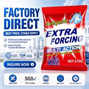 170g Marque OEM Détergent à Lessive en Poudre Formule pour Machine à Fabriquer du Savon Lessive Détergent de Chine Detergente Para Ropa - Product Image 1