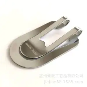 Clips de cinturón de acero inoxidable con resorte de metal personalizado de fábrica OEM Clips de funda de metal para fundas de cuero
