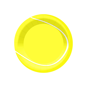 DAMAI Tennis Ball Theme <b>Blue</b> and Yellow Disposable <b>Dinner</b> Tableware <b>Set</b> Paper Plate Napkin Party Tableware <b>Set</b> for Party Decor - Product Image 3
