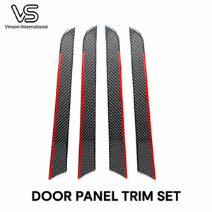 Juego de Cuatro Piezas de Molduras para Panel de Puerta con Aspecto de Carbono para Audi A4L A5 Q5 B8 8T 8R 2009-2016 - Product Image 1