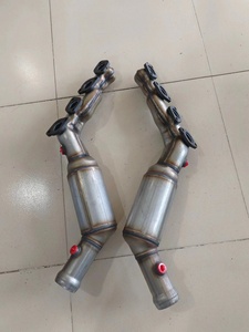 Convertidor de catalizador de tres vías de ajuste directo de piezas de automóvil de alta eficiencia catalítico para BMW X5 2007 2010 4,8 T - Product Image 4