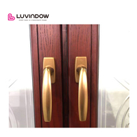 Marco de madera para ventana, diseño personalizado, sombra grande, 9 pies, ventanas con forma de arco francés