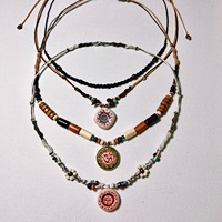 Pendentif soleil et lune coloré en acier inoxydable transfrontalier européen et américain