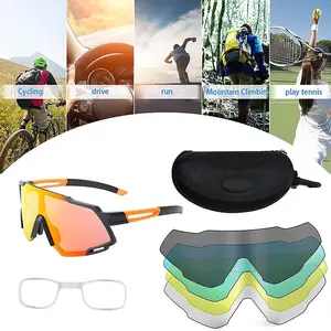 SUNOK 브랜드 바이커 Brille Fahrrad 스포츠 사이클링 안경 남성 편광