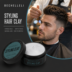 Argilla per Capelli Opaca Personalizzata per Uomo, <span class=keywords><strong>Cera</strong></span> Modellante per Acconciature Maschili, Tenuta Super Forte per 48 Ore, Effetto Voluminoso - Product Image 2