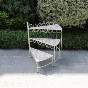 Classica 3 Strati Planter Stand Vaso di Fiori <span class=keywords><strong>In</strong></span> <span class=keywords><strong>Ferro</strong></span> <span class=keywords><strong>Battuto</strong></span> Stand Forniture Da Giardino - Product Image 5