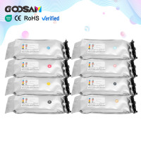 Cartouche d'encre éco-solvant Goosam 1500ml OKI CMYK LC LM Gris Clair Gris Foncé M-64S pour Colorpainter H-74s/H104s - 8 Couleurs