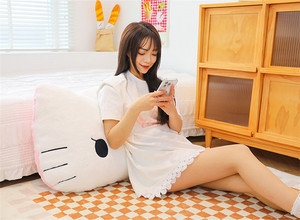 Cuscino Peluche a Forma di Gatto <span class=keywords><strong>Cartone</strong></span> <span class=keywords><strong>Animato</strong></span> per <span class=keywords><strong>Principesse</strong></span>, Morbido Antistress, Giocattolo per Divano e Letto, Vendita all'Ingrosso - Product Image 3