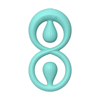 Anneau vibrant en silicone pour hommes, avec télécommande sans fil, pour retarder l'éjaculation, stimulateur de prostate, plug anal masculin, anneau de massage vibrant pour hommes
