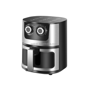 Hộ Gia Đình Điện 6L 8L Nồi Chiên Không Khí Thép Không Gỉ Thủy Tinh Trong Suốt Ngăn Kéo Cho Dễ Dàng Giám Sát Giòn Nhà Hàng-Chất Lượng Thực Phẩm - Product Image 1