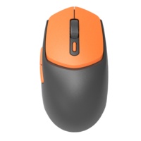 Mouse Nirkabel 3 Tombol Dual Mode 1600Dpi Berbentuk Ergonomis Optik Ukuran Mini yang Laris untuk Mac dan Pad