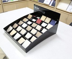 Acrylic Ceramic Tile Stone Display Rack