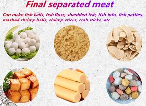 Máquina Desespinadora de Pescado Eléctrica Pequeña/Máquina Desespinadora de Pescado de Alta Eficiencia 180kg/h/Separador de Carne y Espinas de Pescado para Atún y Caballa - Product Image 6