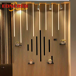 Panneaux acoustiques muraux en MDF à design rayé, haute absorption sonore, résistants à l'humidité, pour salle <span class=keywords><strong>de</strong></span> conférence, hôtel, <span class=keywords><strong>studio</strong></span> - Product Image 1