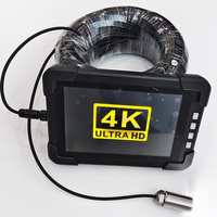 Kit de Moniteur DVR d'Enregistrement Vidéo Full HD 4K 7 pouces avec Caméra d'Inspection Endoscopique Professionnelle HD pour Trous et Canalisations