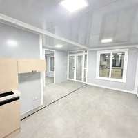 Maison conteneur préfabriquée de luxe extensible de 20 et 40 pieds avec structure en acier, idéale pour appartement, atelier ou usage commercial