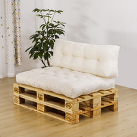 Grand coussin de dossier pour lit et canapé d'extérieur, support lombaire