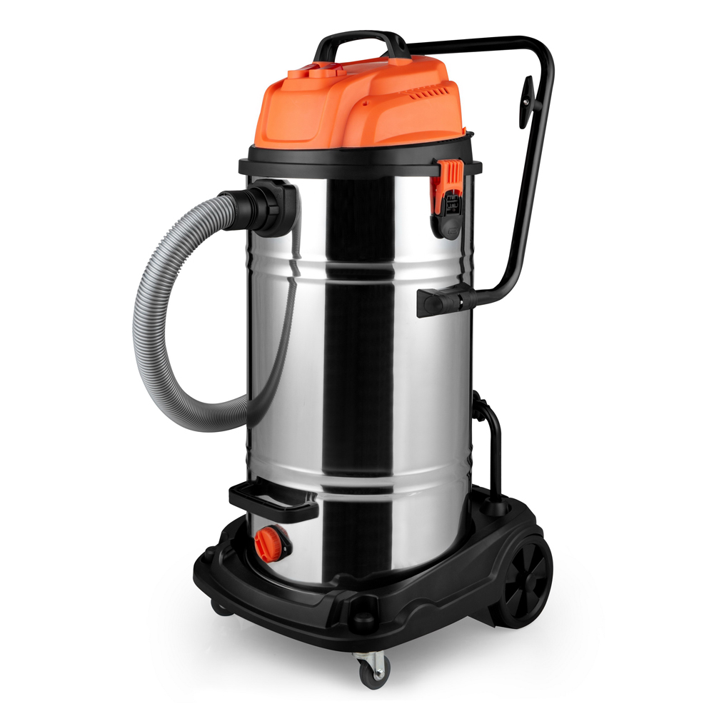 70L 2-моторный Профессиональный мокрый/сухой бак из нержавеющей стали промышленный пылесос с демпингом оборота