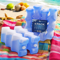Refroidisseur de boissons réutilisable sac de glace isolé thermiquement HDPE et PE matériel pour garder la bière froide dans des canettes