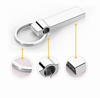 Clé USB en métal 2.0 3.0 clé 1GB 2GB 4GB 8GB 16GB 32GB 64GB 128GB logiciel de matériel informatique clé USB