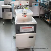 Friteuse Électrique Commerciale Automatique Haute Pression Style Américain Four à Poulet Frit sous Pression avec Filtre à Huile État Neuf Acier Inoxydable