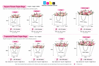 Boîtes à fleurs en papier d'art de luxe de haute qualité avec des matériaux recyclés pour l'arrangement de bouquets et l'emballage de cadeaux Impression offset