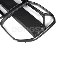 Calandre avant en fibre de carbone préimprégnée style CSL avec ACC, compatible avec BMW Série 4 G22 G23 2021+, remplacement moulé sous autoclave