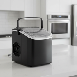 Machine à glaçons électrique automatique tendance 2026 avec boîtier en plastique de qualité alimentaire pour la fabrication de glaçons en forme de balle, machine à glaçons portable - Product Image 1