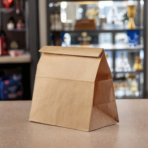 Sacs à Popcorn en Papier Kraft Biodégradable, Résistants à la Graisse, Qualité Alimentaire, Scellables à la Chaleur, Logo Personnalisé pour Micro-ondes et Cinéma - Product Image 2