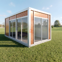 Maison conteneur modulaire, imperméable, isolée, démontable, préfabriquée, en kit, pour logement temporaire ou espace de travail