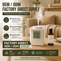 Vente en gros usine 2026 Nouveauté Réveil intelligent multifonction avec diffuseur d'arômes OEM ODM Logo personnalisé pour la maison et les cadeaux